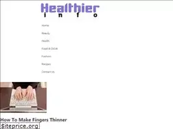 Sites similar to healthierinfo.com