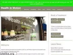 Sites similar to healthinmotion.org.uk