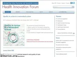 Sites similar to healthinnovationforum.org