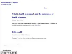 Sites similar to healthinsurancea.com