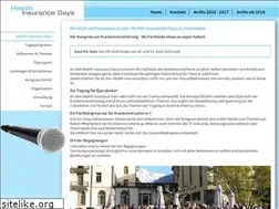 Sites similar to healthinsurancedays.ch