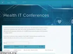 Sites similar to healthitconferences.com