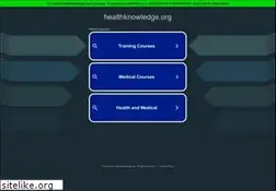 Sites similar to healthknowledge.org