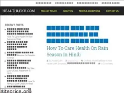 Sites similar to healthlekh.com