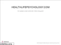 Sites similar to healthlifepsychology.com