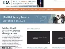 Sites similar to healthliteracymonth.org
