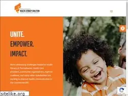 Sites similar to healthliteracypa.org