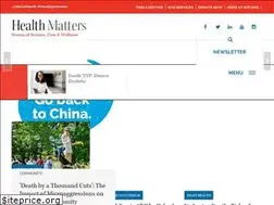 Sites similar to healthmatters.nyp.org