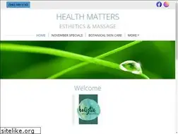 Sites similar to healthmatters2.com
