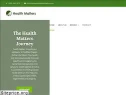 Sites similar to healthmattersamerica.com