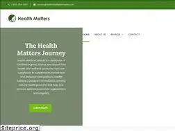 Sites similar to healthmatterscanada.com
