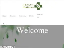 Sites similar to healthmattersus.com