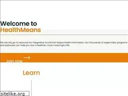 Sites similar to healthmeans.com