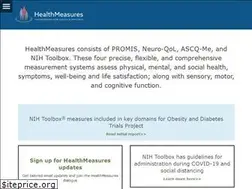 Sites similar to healthmeasures.net