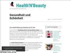 Sites similar to healthnbeauty.de