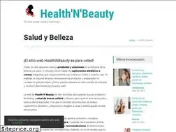 Sites similar to healthnbeauty.es