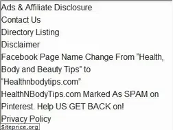 Sites similar to healthnbodytips.org