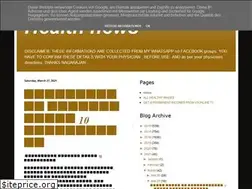 Sites similar to healthnews2all.blogspot.com
