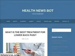 Sites similar to healthnewsbot.com