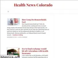 Sites similar to healthnewscolorado.org