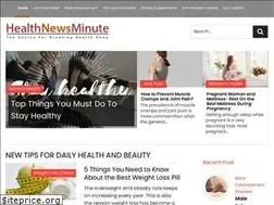 Sites similar to healthnewsminute.com