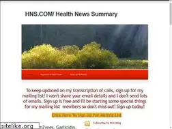 Sites similar to healthnewssummary.com