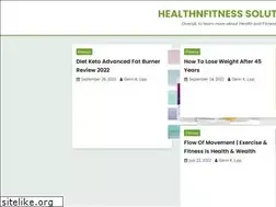 Sites similar to healthnfitnesssolutions.com