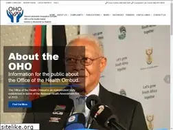 Sites similar to healthombud.org.za