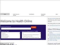 Sites similar to healthonline.washington.edu