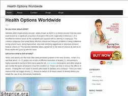 Sites similar to healthoptionsworldwide.com