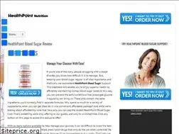 Sites similar to healthpointbloodsugar.com