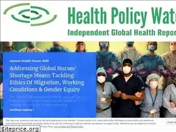 Sites similar to healthpolicy-watch.news