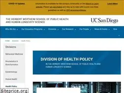 Sites similar to healthpolicy.ucsd.edu