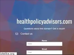 Sites similar to healthpolicyadvisors.com
