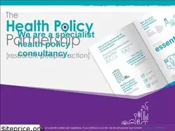 Sites similar to healthpolicypartnership.com