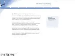 Sites similar to healthpro-academy.de
