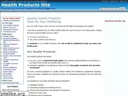Sites similar to healthproductssite.com