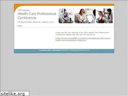 Sites similar to healthprofessionalconference.com