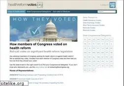 Sites similar to healthreformvotes.org