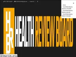 Sites similar to healthreviewboard.com