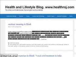 Sites similar to healthroj.com