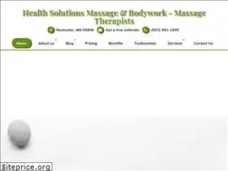 Sites similar to healthsolutionsmassage.com