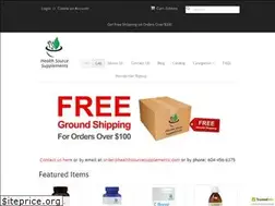 Sites similar to healthsourcesupplements.com