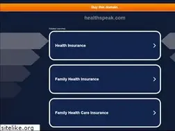 Sites similar to healthspeak.com