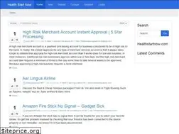 Sites similar to healthstartnow.com