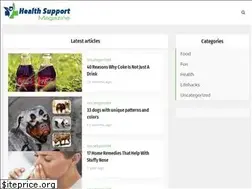 Sites similar to healthsupportmag.com