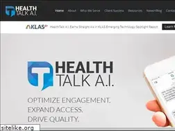 Sites similar to healthtalkai.com