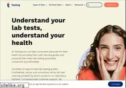 Sites similar to healthtestingcenters.com
