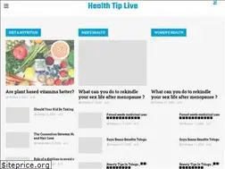 Sites similar to healthtiplive.com