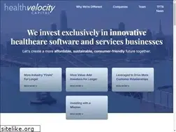 Sites similar to healthvelocitycapital.com
